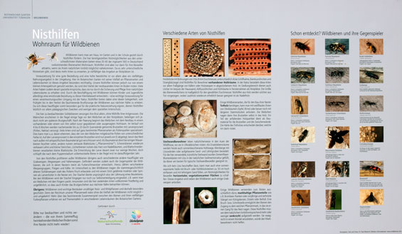 Infotafel Nisthilfen